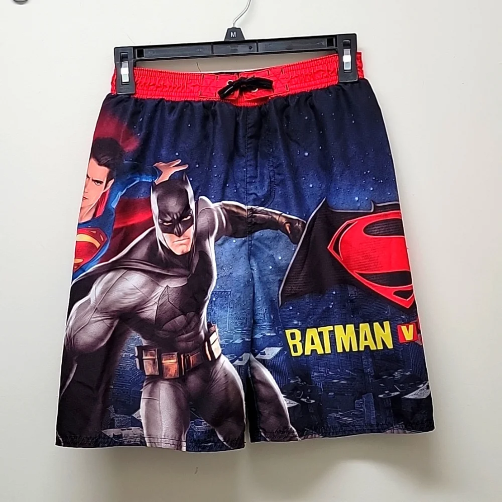 Batman Boys Swim Shorts - Size L (12/14)